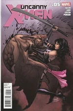 Uncanny X-Men #5 Marvel Comics 2012 Direct Edition VF/NM Sleeve and Board