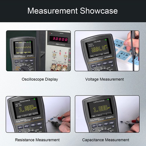 Handheld Oscilloscope Multimeter 2 In 1 50Msps 2.4 Inch Display For Electronics - Picture 8 of 24