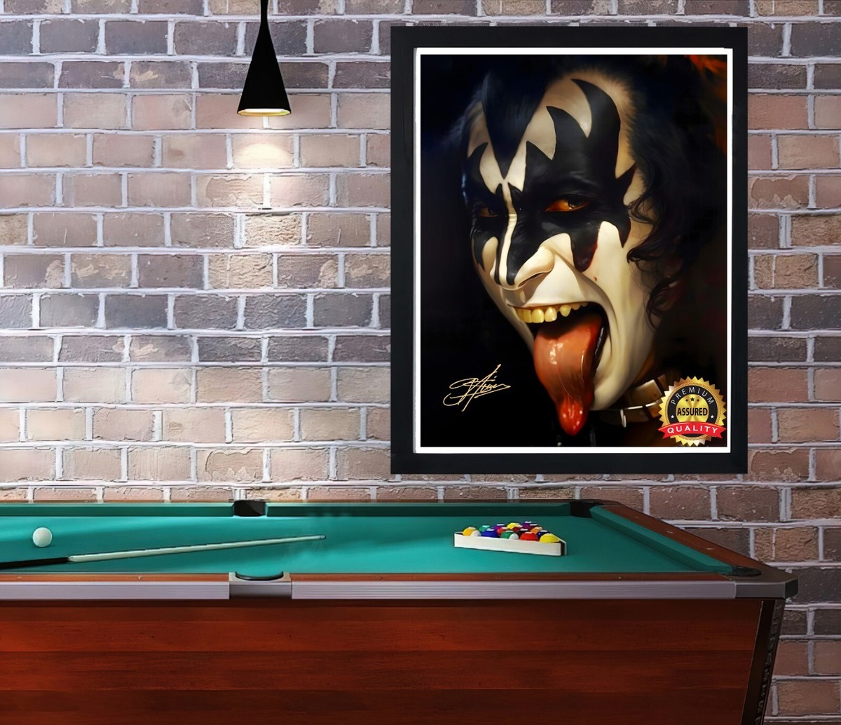 Gene Simmons - Kiss - Classic Pose - Metal Sign 11 x 14 | eBay