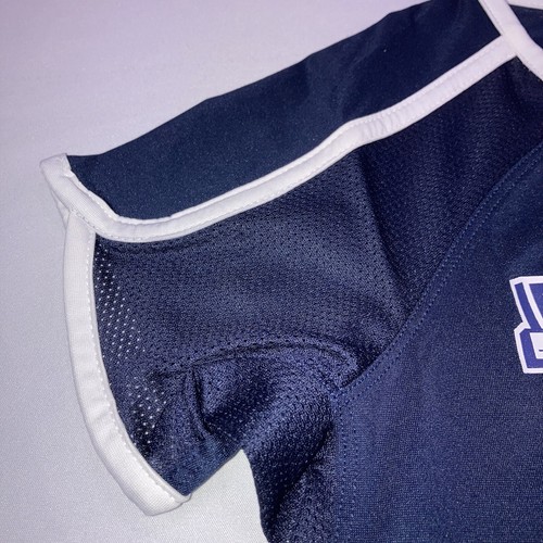 NIKE USTA Jr Team Tennis Jersey Girls Sz SMALL DRI-FIT Training Top Blue NWT - Picture 9 of 12