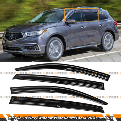 Fits Acura MDX 2022-24 Window Visors Sun Rain Guards w