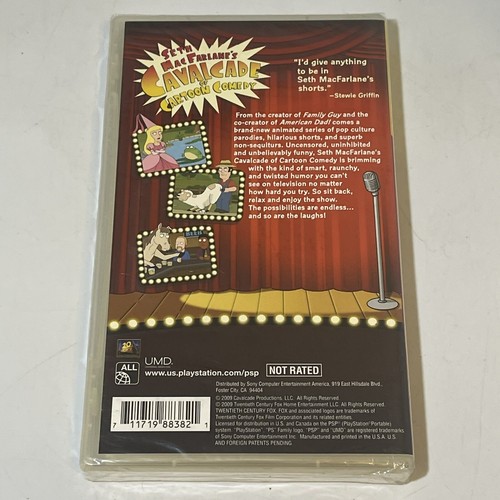 Seth MacFarlane's Cavalcade of Cartoon Comedy PSP UMD Video New Playstation - Picture 2 of 3
