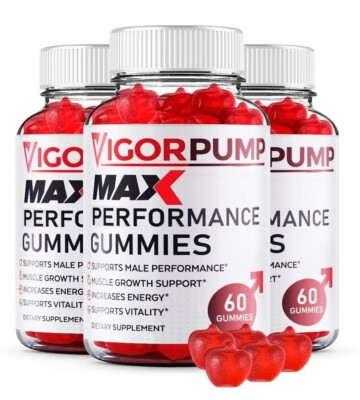 #ad #ad 3 Pack Vigor Pump MAX Gummies Vigor Pump Max Performance Supplement $38.95