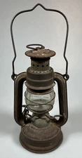 Small 1940s Feuerhand Nr. 75 Atom Kerosene Hurricane Lantern Export Model