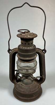 ライト・ランタン WW2 FEUERHAND Atom 75 JENA BLUE GLOBE RARE etched globe Feuerhand 75 Atom WWII Lantern German Army