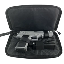 Black Tactical Padded Pistol Handgun Storage Carry Hunting Case Pouch Gun Bag