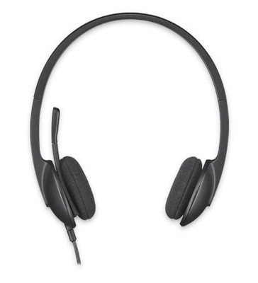 Logitech W128212097 981-000507 H340 USB Computer Headset  Wired Head-band Of ~E~