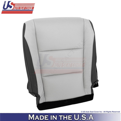 2016-2022 For Lexus RX350 RX450h Leather Passenger Bottom Seat Cover Gray - Picture 4 of 5