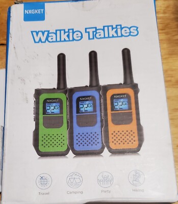 Walkie Talkies NXGKET Walkie Talkies for Adults Long Range-3 Pack 22 Channels 
