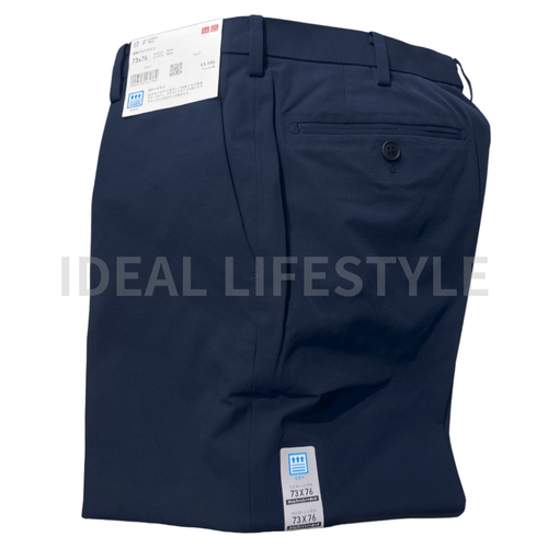 Pantalones UNIQLO AirSense Algodón Como Ultra Ligeros Elastizados Cónicos Hombres 477154 Nuevos con Etiquetas - Imagen 9 de 17