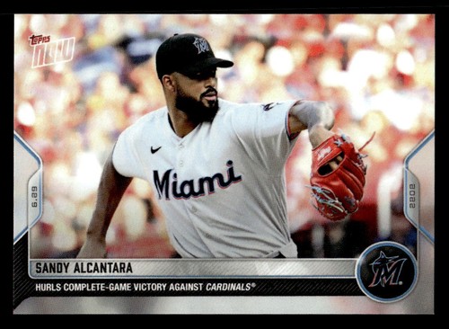 2022 Topps Now 435 Sandy Alcantara