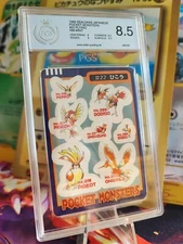 Pokemon Card #22 Flying Sealdass Collection Fearow Pidgey Japanese PGS PSA 8.5