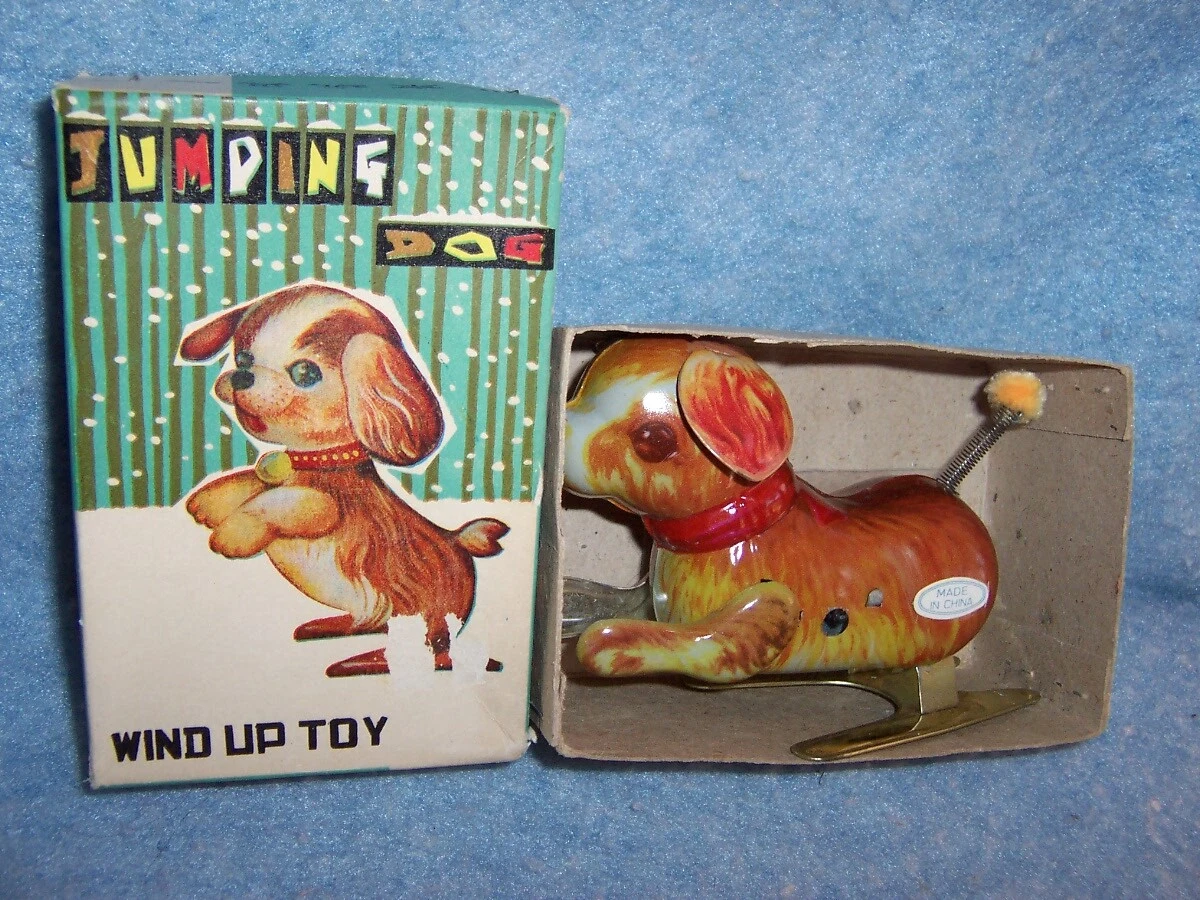 Jumping dog top toy online