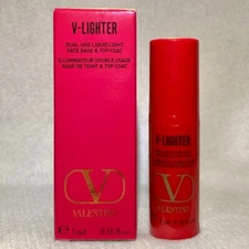 Valentino V-Lighter Face Base Primer & Highlighter MINI Rosa .16oz, 5ml NIB