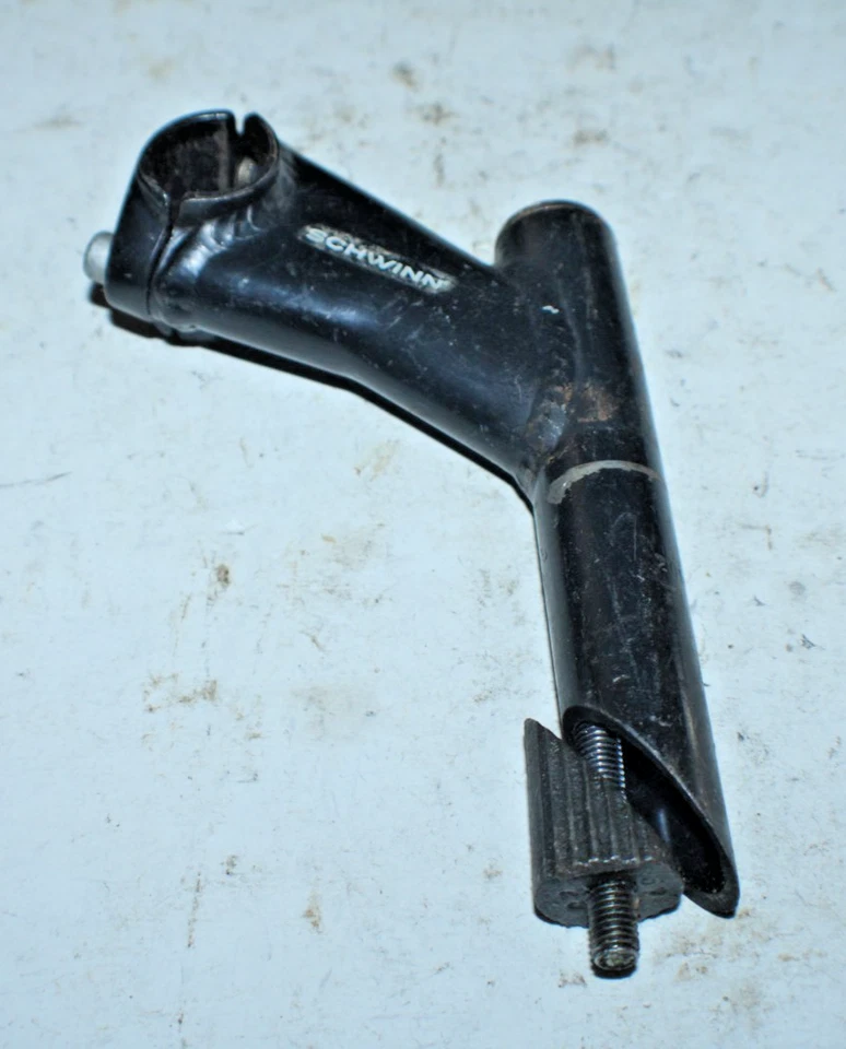 Schwinn 1" Quill Bike Stem Black 90mm 19º Rise 25.4mm Steel MTB Hybrid Ships USA - Image 2 of 4