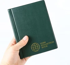 Coin Collection Holder Album for Collectors 120 Pockets Coin Collection Storage