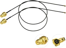 Bulkhead Mount Wifi Antenna Cable 30Cm 12 Inch 2-Pack for Intel AX200NGW 8265AC 