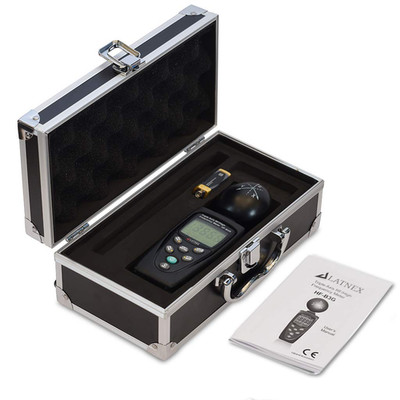 HF-B3G Triple Axis HF RF EMF Meter Analyzer and Detector + Aluminium Case & Cali