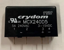 New Sensata / Crydom MCX-240D5 Solid State Relay (Lot of 10) – US Stock