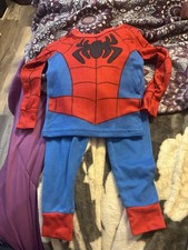Marvel Spider-Man Baby  Toddler Pajama Set Red Blue Long Sleeve 2-Piece