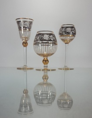 STEINER & VOGEL  3er Set bestehend aus Cognac - Schwenker, Cerryglas & Weinglas