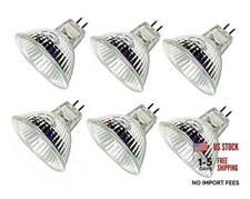 MR16 12v 20w Halogen Light Bulbs 6 Pack - 12 Volt Bi Pin Base,High Lumens,