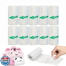 10 Rolls 57x25mm Self - adhesive Thermal Sticker Paper for Mini P