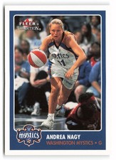 2001 Fleer Tradition WNBA #109 Andrea Nagy Washington Mystics