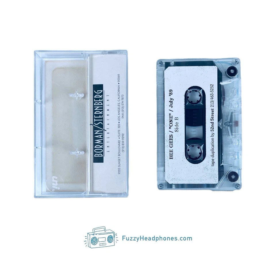 Bee Gees - One Cassette Tape (1989) July '89 US PROMO TESTED - Image 2 of 3