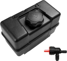 4 Quart Plastic Fuel Tank W Cap Shut-off Valve Fit For Briggs Stratt 691993