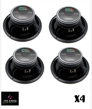 JSD AUDIO 8" Mid-Range Loudspeaker 8MR200-4 OHMS 2 PAIR 1500 WATTS