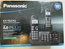 Panasonic KX-TG4742B - Cordless phone answering system w/ caller ID/call waiting