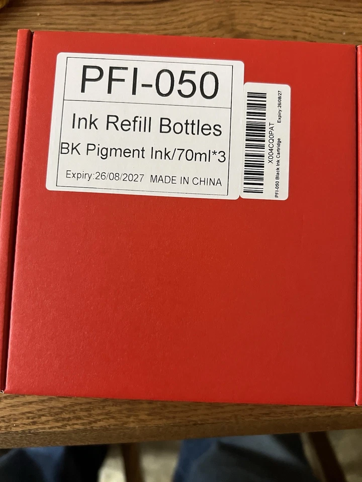 CANON  PFI-050 Black Pigment Ink Tank/Bottle 70 mL pack of 3 - Image 3 of 3