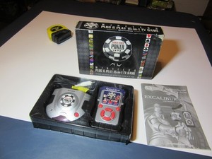 EXCALIBUR World Series of Poker- 15 in one Plug & Play TV Game  NEW!