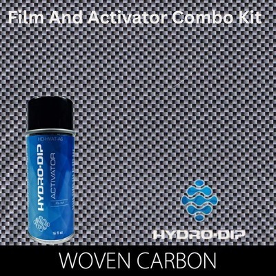 Hydro Dip  Film Activator Combo Kit HD-CF141 Woven Black Carbon
