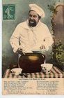 Old postcard 14 Normandy Les Tripes a la Mode de Caen Blacher Restorer in Cliff 1910
