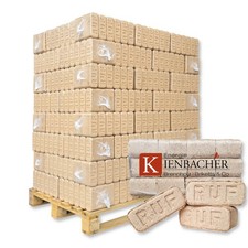 RUF Hartholz Holzbriketts 960kg Palette aus Buche/Eiche Briketts Öko Brennstoff
