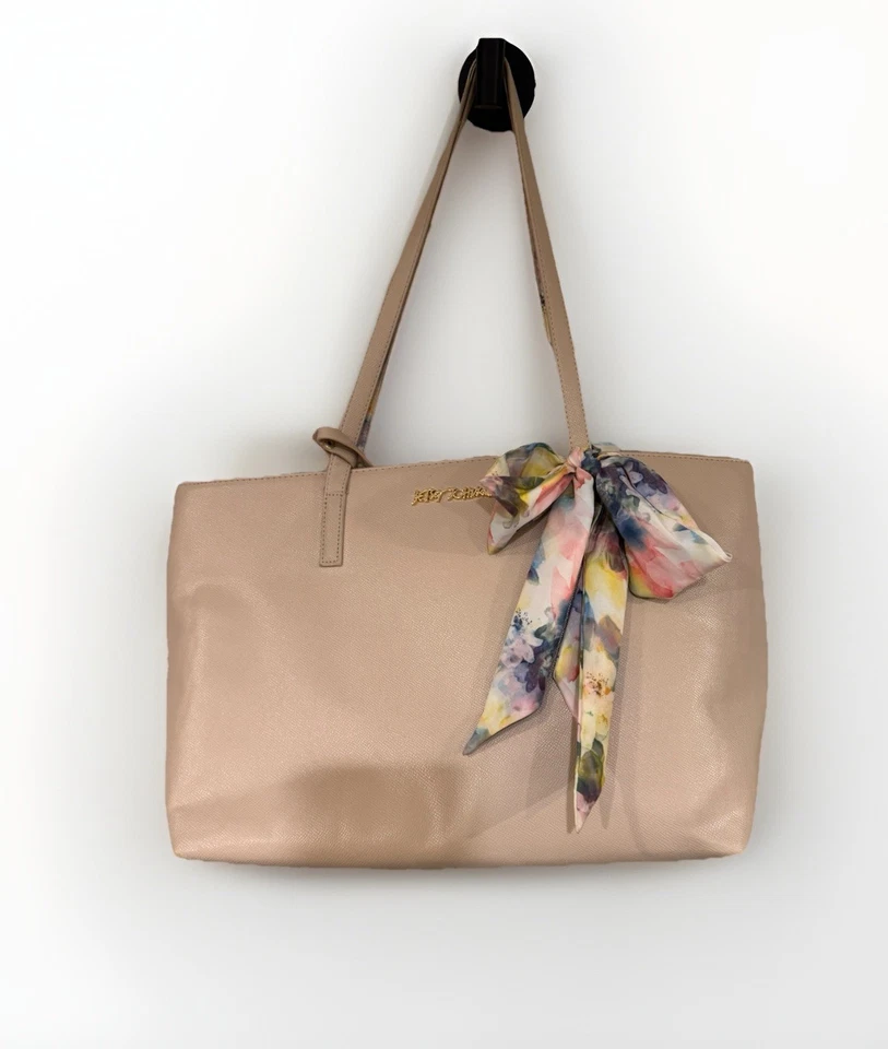 Bolso de Mano Grande Betsey Johnson con Patrón Floral Interior Foto 4 de 4