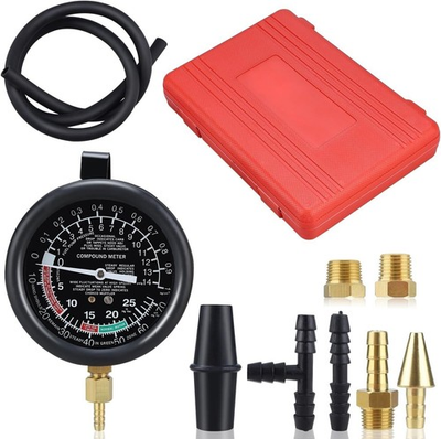 #ad Leak Carburetor Carb Valve Fuel Pump Pressure amp; Vacuum Tester Gauge Test Kit $20.99