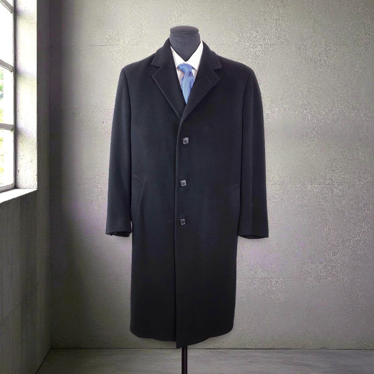 Jacob Siegel Loro Piana Wool & Cashmere Black 46L Nordstrom