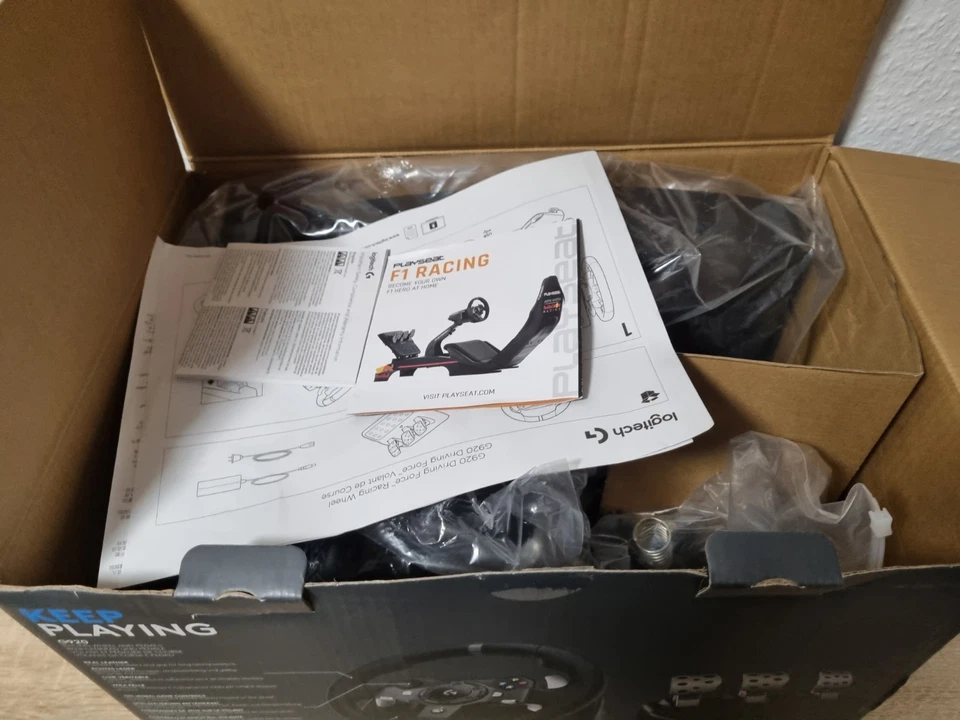 Logitech G920 Driving Force Rennlenkrad für Xbox One/Pc & OVP - Bild 2 von 4