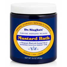 Mustard Bath Therapeutic Bath Salts 16 Ounce