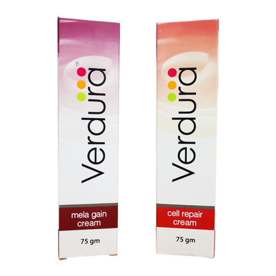 Verdura Skincare Duo: Cell Repair Cream & Mela Gain Cream Hydrating & Balancing