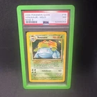 2000 Pokemon Base Set 2 - Venusaur Holo #18 - PSA 7 NM - COMES WITH GUARD