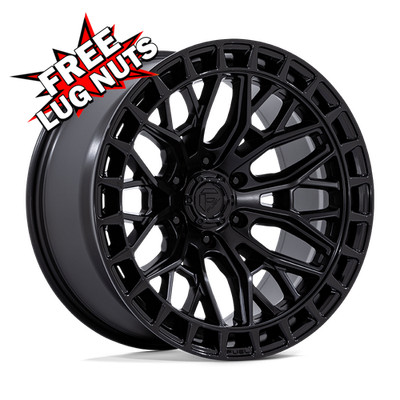 (1PC) Fuel Fc869 Sigma 17X9 5X127 Black 1mm Wheel Rim 17 Inch