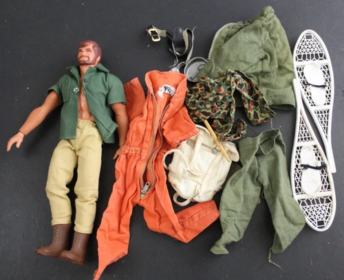 VTG G.I Joe Lot- 1964 Pilot Orange Flight Suit Japan, 1971 Figure & Clothes (632
