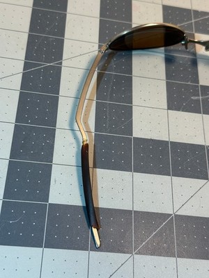 OAKLEY E-Wire (Gen 1) '90s Silver Frame w/ Brown Lens VINTAGE