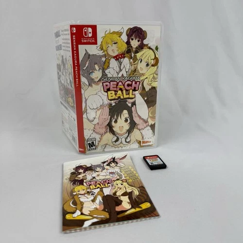 Senran Kagura Peach Ball Nintendo Switch CIB Complete w/Manual Tested
