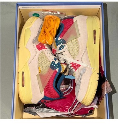 Size 9.5 - Jordan 4 Retro x Union LA Mid Guava Ice