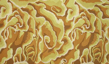 KAFFE FASSETT WOOD EAR YELLOW 1/2 yard GP 99 original issue 4 available